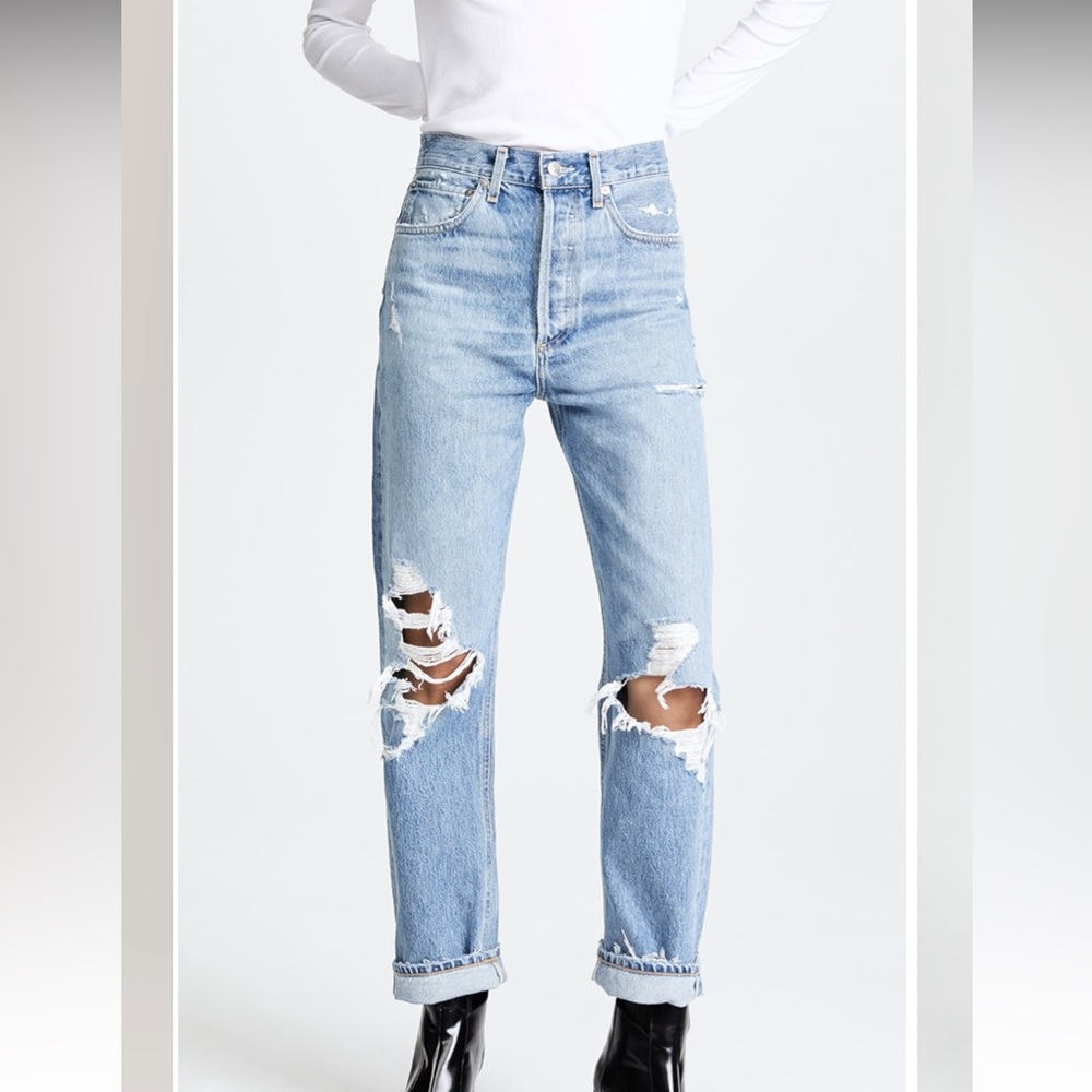 Agolde 90s Mid Rise Straight Fit Jeans